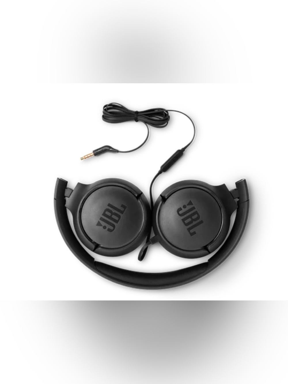 JBL Wired On-Ear Headphones — Matte Black